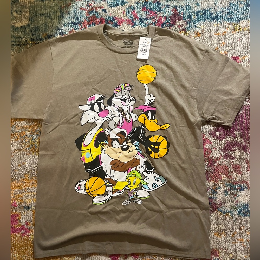 Looney toons basketball shirt